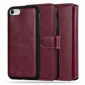 CoveredGear Texas Plånboksfodral till iPhone 7/8/SE 2020 - Burgundy