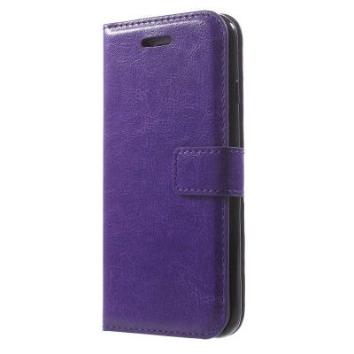 Crazy Horse Plånboksfodral till iPhone 8/7 - Lila