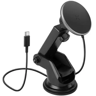 ENERGEA MagSafe Bilhållare med Trådlös Laddare till Luftventil