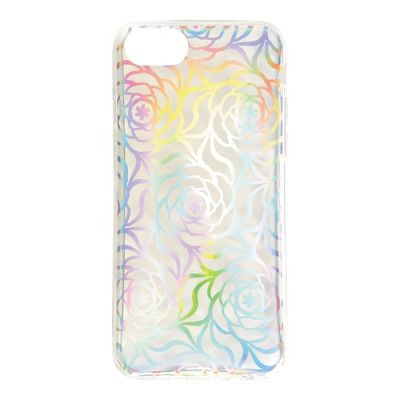 Essentials  TPU Cover iPhone 6/7/8/SE 2020 - Transparent Silver Rose