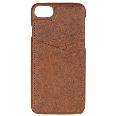 Essentials Triple Card Cover (iPhone SE2/8/7/6/6S) - Brun