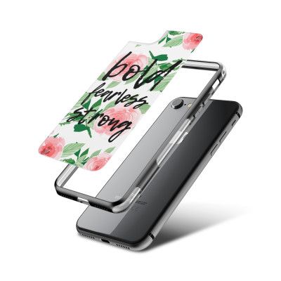 Fashion mobilskal till Apple iPhone 8 - Bold Fearless Storng