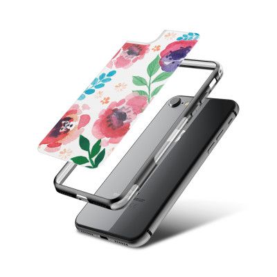Fashion mobilskal till Apple iPhone 8 - Flower art