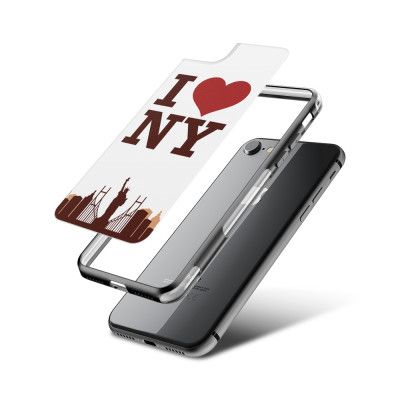 Fashion mobilskal till Apple iPhone 8 - I love New York