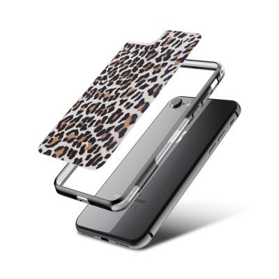 Fashion mobilskal till Apple iPhone 8 - Leopard oljefärg