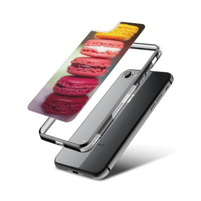 Fashion mobilskal till Apple iPhone 8 - Macarons - Rosa