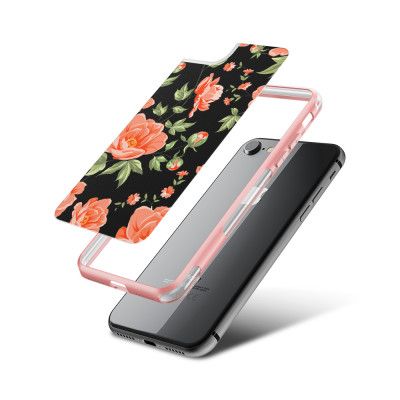 Fashion mobilskal till Apple iPhone 8 - Orange roses