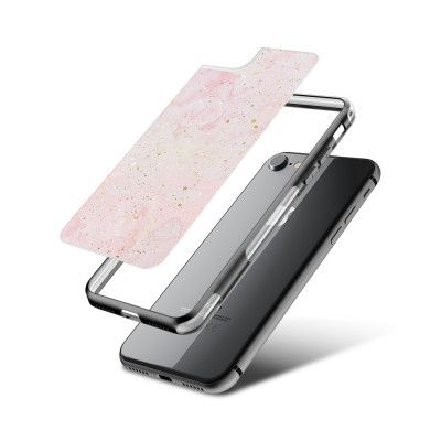 Fashion mobilskal till Apple iPhone 8 - Pink Marble