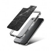 Fashion mobilskal till Apple iPhone 8 - Rough black marble