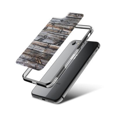 Fashion mobilskal till Apple iPhone 8 - Rough wood