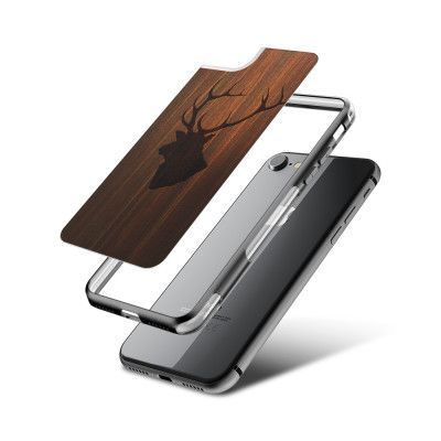 Fashion mobilskal till Apple iPhone 8 - Wooden Elk B