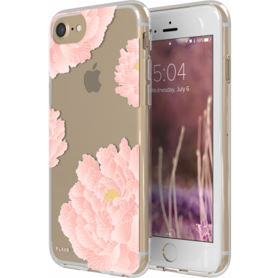 Flavr iPlate Pink Peonies (iPhone 8/7/6/6S)