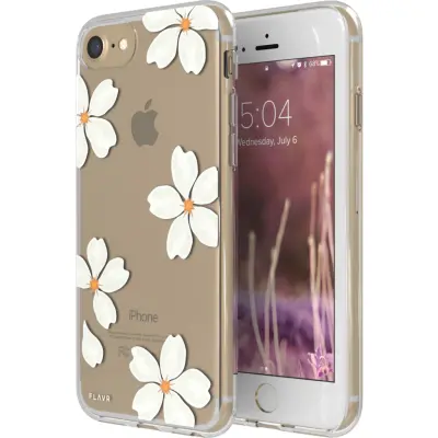 Flavr iPlate White Petals (iPhone SE2/8/7/6/6S)
