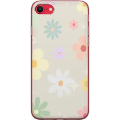 Mobilskal till Apple iPhone 8 med fejdande blommor