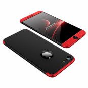GKK Full Body Skal iPhone 7/8/SE 2020 - Svart / Röd