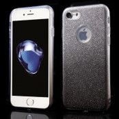 Glitter Mobilskal till iPhone 7/8/SE 2020 - Grå/Silver