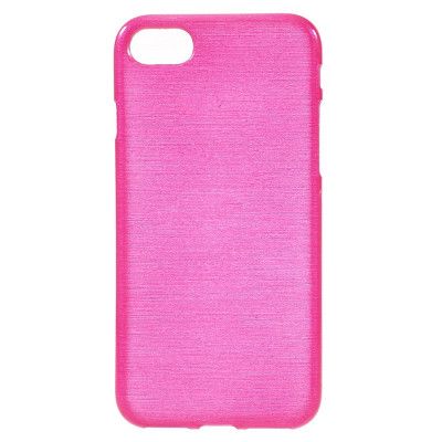 Glossy Brushed Mobilskal till iPhone 8/7 - Rosa