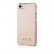 Guess iPhone 8/7/6 Saffiano Look Hard Case - Beige