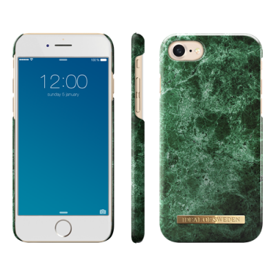 iDeal of Sweden Fashion Case Till iPhone 7/8/SE 2020 - Green Marble