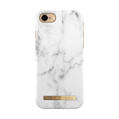 iDeal of Sweden Fashion Case iPhone 7/8/SE 2020 - White Marble