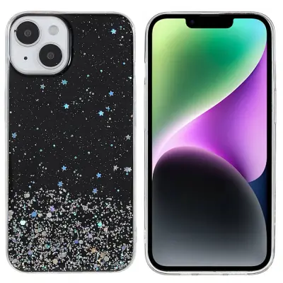 Trolsk Starry Sky Glitter Case (iPhone 14) - Vit