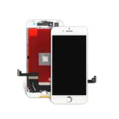 iPhone 8 Glas med original LCD display - Vit