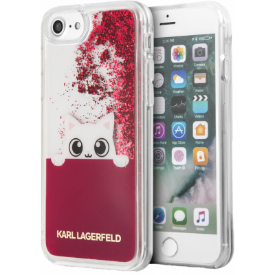 Karl Lagerfeld Choupette Liquid Glitter (iPhone SE2/8/7)