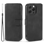 DG Ming Retro Wallet (iPhone 14 Pro) - Svart