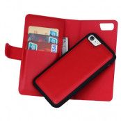Magnetic Plånboksfodral till iPhone 8/7 - Röd