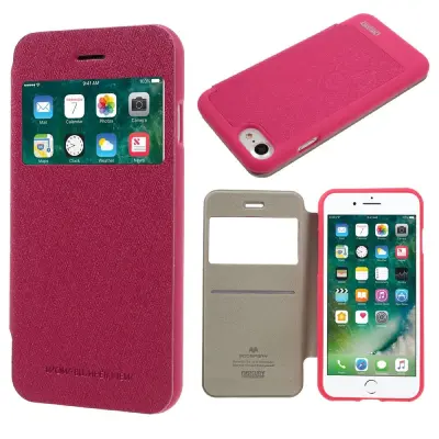 Mercury Goospery View Wallet (iPhone 8/7) - Rosa
