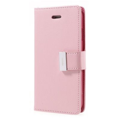 Mercury Rich Diary Plånboksfodral till iPhone 8/7 - Rosa