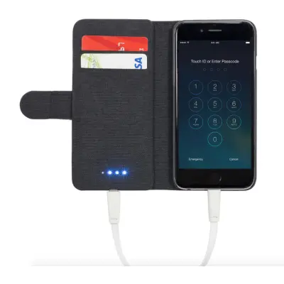 Nic & Mel Neil with Powerbank (iPhone 8/7/6/6S) - Ljusgrå