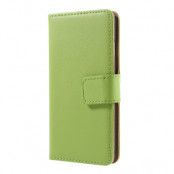 Plånboksfodral av läder till iPhone 8/7 - Grön