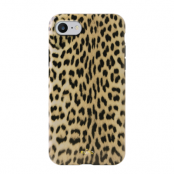 Puro Anti Shock Leopard Cover till iPhone 8/7/6S - Svart