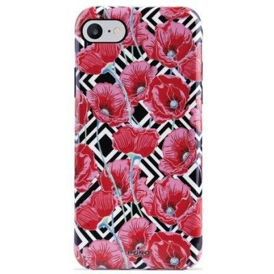 Puro Cover Geo Flowers Red Peonies