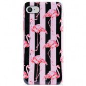 Puro Cover Miami Stripes Flamingo (iPhone SE2/8/7/6/6S)