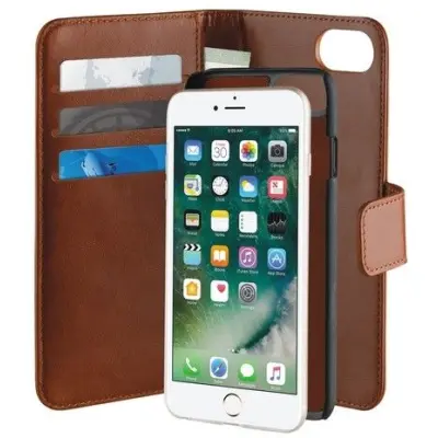 Puro Duetto Wallet (iPhone 8/7/6/6S) - Svart/grå