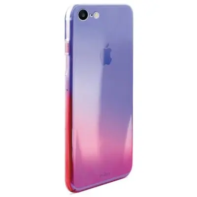 Puro Hologram Cover (iPhone SE2/8/7) - Ljusblå