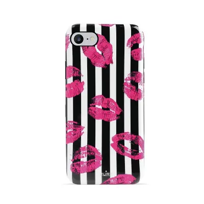 Puro - Miami Stripes Kiss Cover iPhone 6/7/8/SE 2020