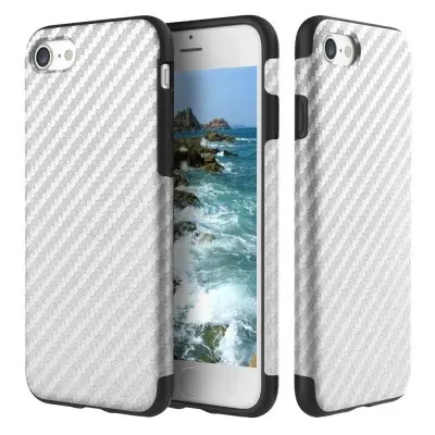 Rock flexicase skal till iPhone 7/8/SE 2020 - Silver