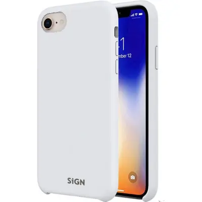 SiGN Liquid Silicone Case (iPhone 8/7) - Vit