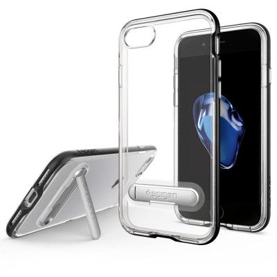 SPIGEN Crystal Hybrid Skal till Apple iPhone 7/8/SE 2020 - Svart