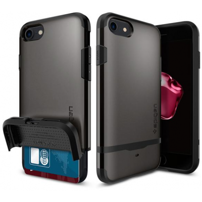 Spigen Flip Armor (iPhone 8/7) - Roséguld