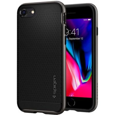 Spigen Neo Hybrid 2 (iPhone SE2/8/7) - Grå