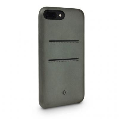 Twelve South Relaxed Mobilskal med kortplatser iPhone 8/7 - Dried Herb