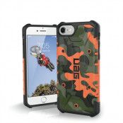 UAG Pathfinder Camo Case (iPhone 8/7/6/6S) - Grön/orange