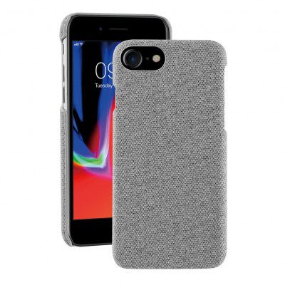 Vivanco Textilskal iPhone 8/7 - Ljus Grå