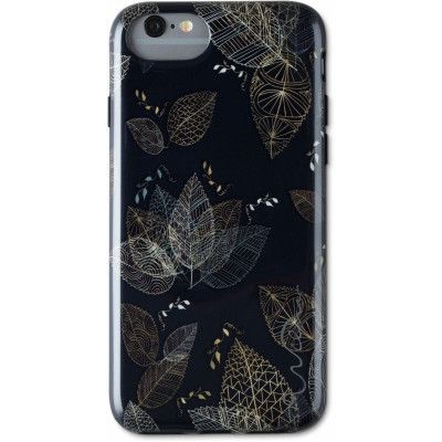 Wilma Midnight Shine - Leaf Lines (iPhone SE2/8/7/6/6S)