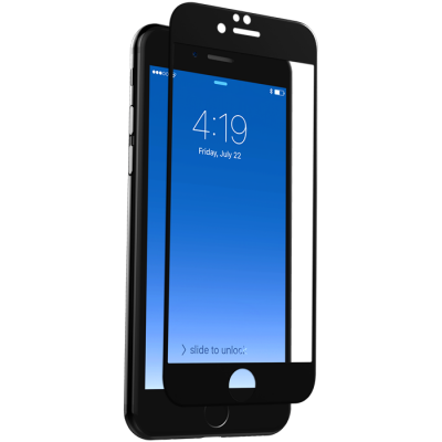 Zagg InvisibleShield Glass Contour Screen iPhone 8/7/6 - Svart