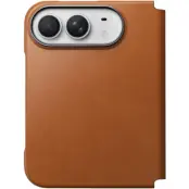 Nomad Traditional Leather Folio (iPhone Duo) - Svart